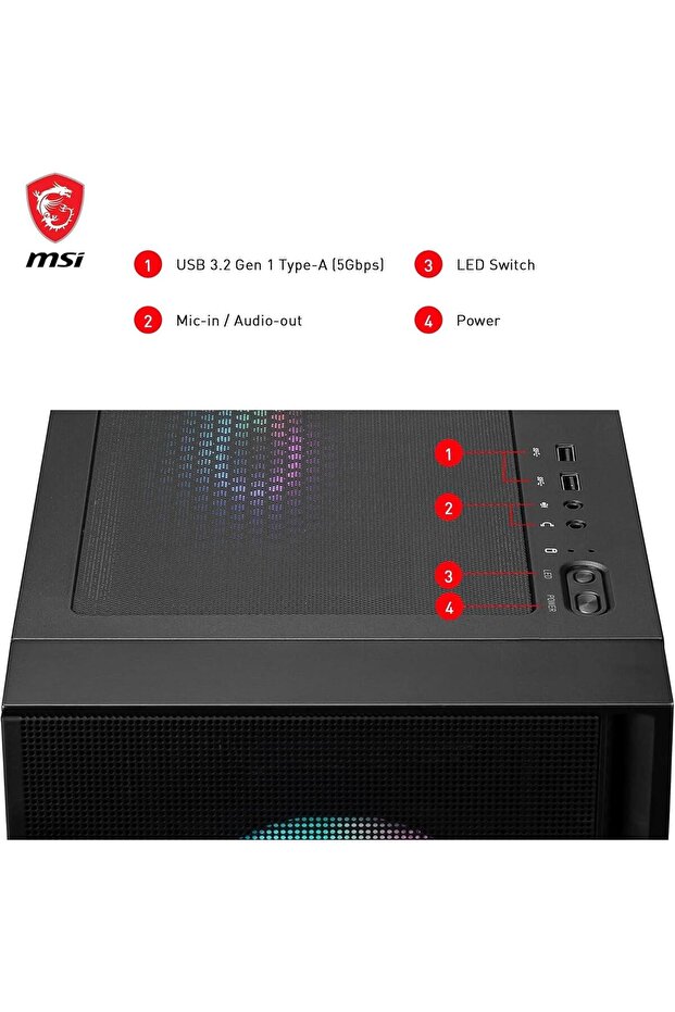 DFS GAMING NOLAN INTEL I7 14700KF-B760M WIFI-RTX 5070 12GB-32GB DDR5 RAM-1TB M.2 SSD-OYUNCU BİLGİSAY - 5