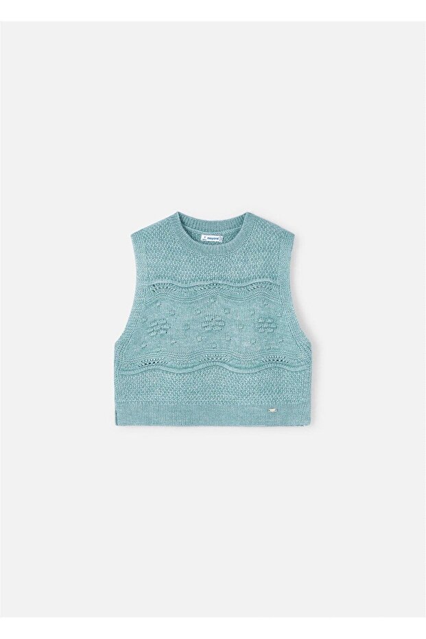 Girl's Knitted Vest 4364