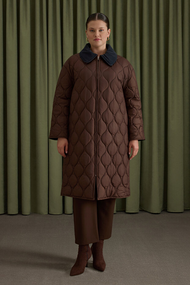 Çift Taraflı Kullanım Özellikli Kapitone Mont - 2