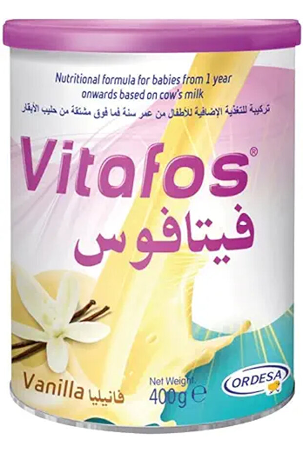 Vitafos Nutritional Growing Up Children's Milk Formula For 1-10 Years Vanilla Flavour 400g
