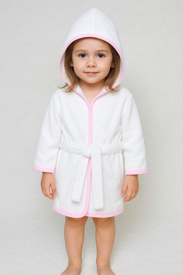 Girl's Towel Bathrobe 100% Cotton