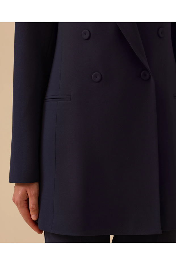 YENİ KADIN düğmeli klasik ceket 10002521110035 - 4