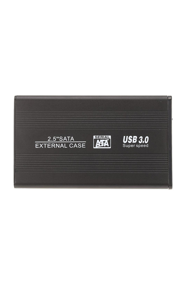 Tak Çalıştır 2.5 Inç Usb 3.0 Sata Harddisk Hdd Kutusu 5 Gbps Siyah Aluminyum Ssd - 5