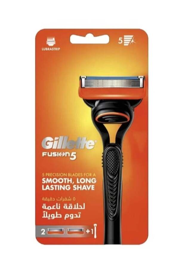 ماكينة حلاقة فيوجن للرجال + شفرتين حلاقة