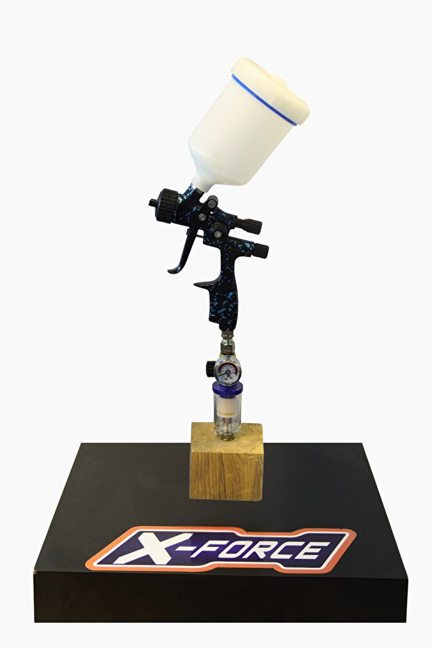 X FORCE BOER MAVİ SİYAH BASINÇLI BOYA TABANCASI - 1