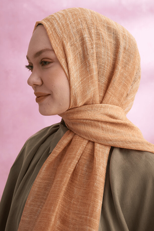 İpekli Eskitme model Şal - Dore - 2