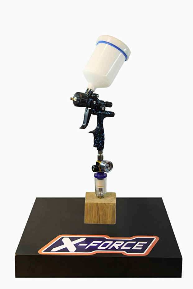 X FORCE BOER MAVİ SİYAH BASINÇLI BOYA TABANCASI - 3