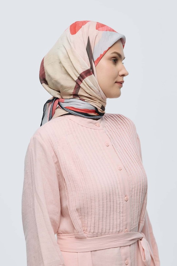 Eșarfă din bambus cu model lavandă - 3