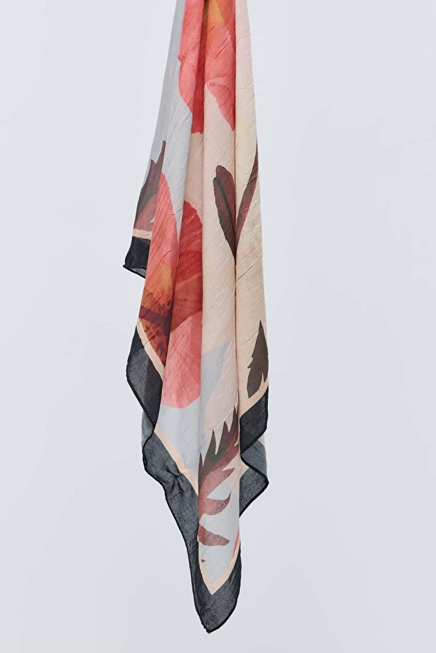 Eșarfă din bambus cu model lavandă - 6