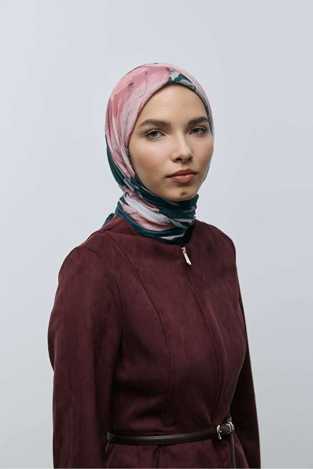 Eșarfă din bambus cu model Roselith - 1