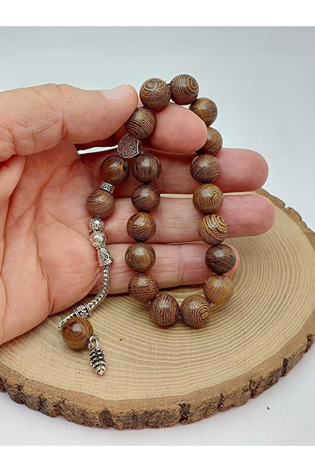 Venge Wood 17-Bead Efe Prayer Beads 12mm (56902)