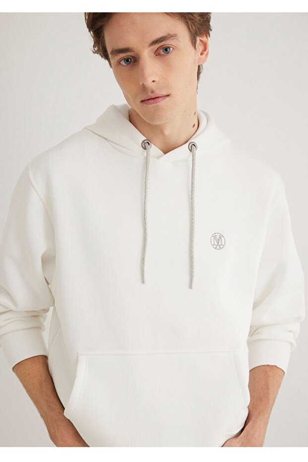 Logo Embroidered Loose Fit Sweatshirt