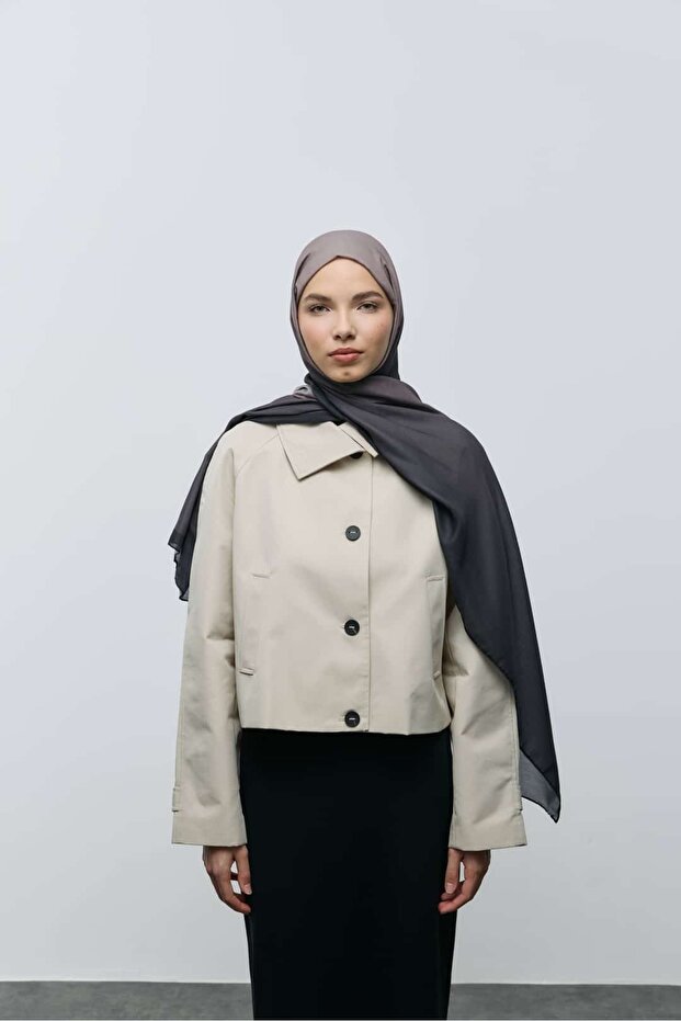 Velin Desen Pamuk Şal - 1