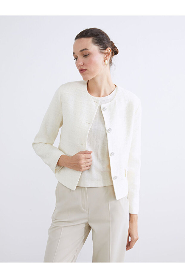Esvab • Modern & Distinctive Zero Roba Collar Women's Jacket