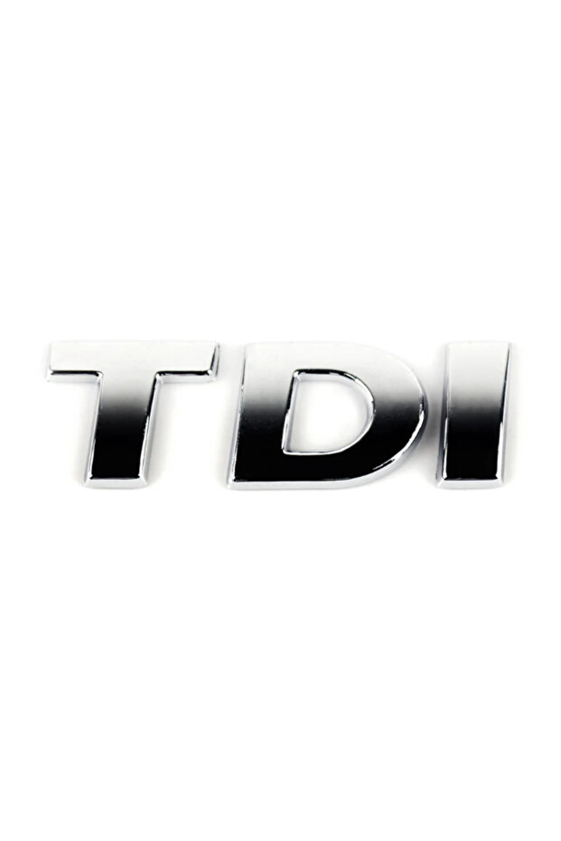 حروف كروم TDI على صندوق السيارة متوافقة مع جولف 6 2009>2012