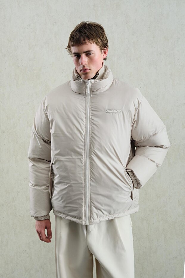 BASIC ŞİŞME BEJ MONT - 2