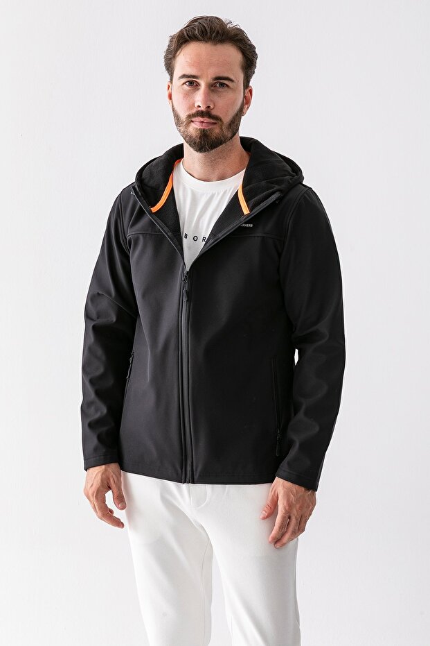 Softshell Erkek Mont 6044-1 Siyah - 1