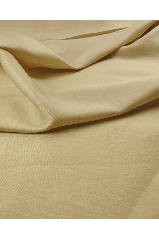 Linen Viscose in Dark Cream Color (Width 160 cm X Length 200 cm)