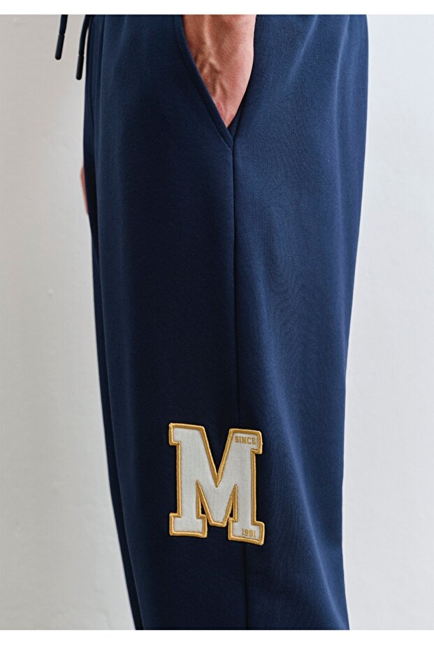 M logo eşofman altı regular straight lastikli paça - 4