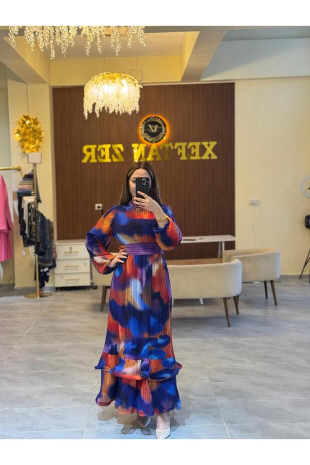 Elbise karışık renk eli - 2