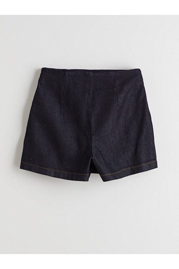 Dar Fit Jean Şort Etek - 7