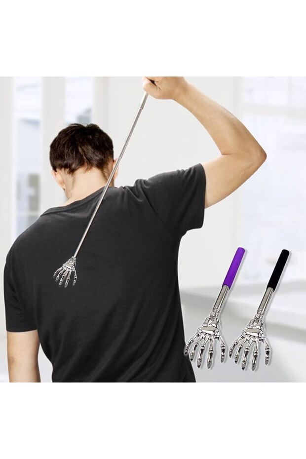 Back scraper or back scraper. Extendable and foldable. - 1