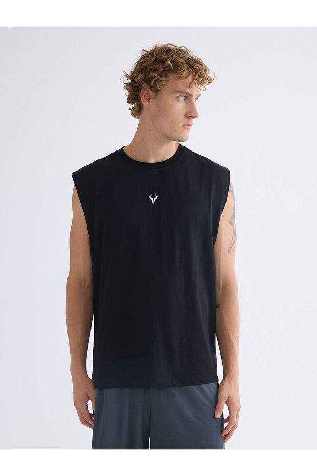 Peak New Season Crew Neck Sleeveless Men's Undershirt