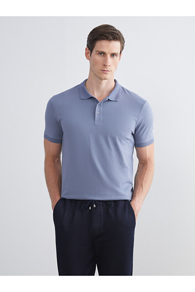 Polo Neck Men's T-Shirt