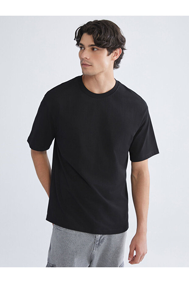 Crew Neck Combed Cotton Men's T-Shirt