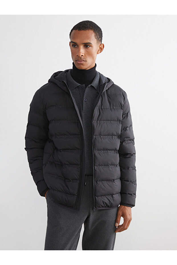 Cey New Season Standard Fit Hooded Men's Puffer Jacket