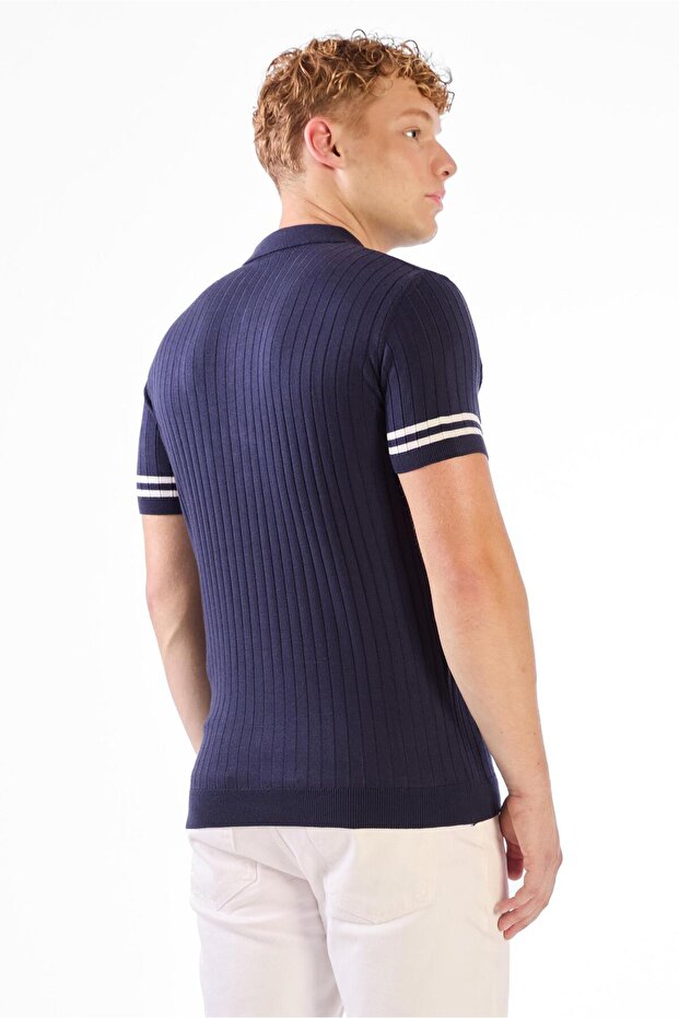 FİTİLLİ POLO TRİKO TSHİRT - 3