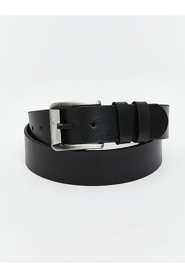 Özmarka New Season Leather Look Men's Belt