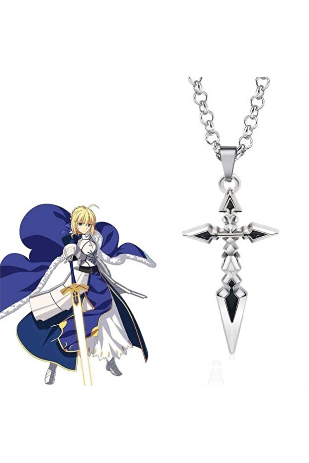 Anime Genshin Impact - Saber Cross Necklace