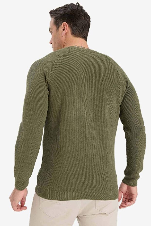 Erkek Kazak A8458AX/KH381 Khaki - 4