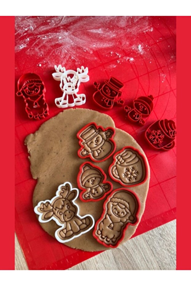 Winter Tale Cookie Molds, Christmas Cookie Mold Set of 7