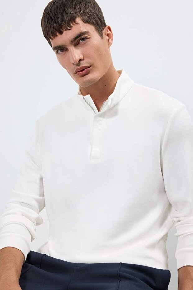 Men's Sweat F2821Ax/Wt34 White