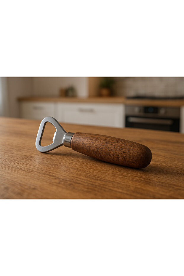Acacia Handle Cap Opener Stainless Steel Bottle Opener