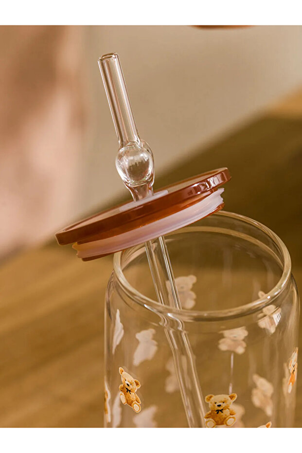 LCW HOME Karışık Baskılı Pipetli Bardak 480 Ml - 3