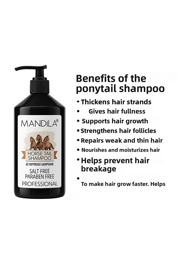 1000 ml Ponytail Shampoo - 4