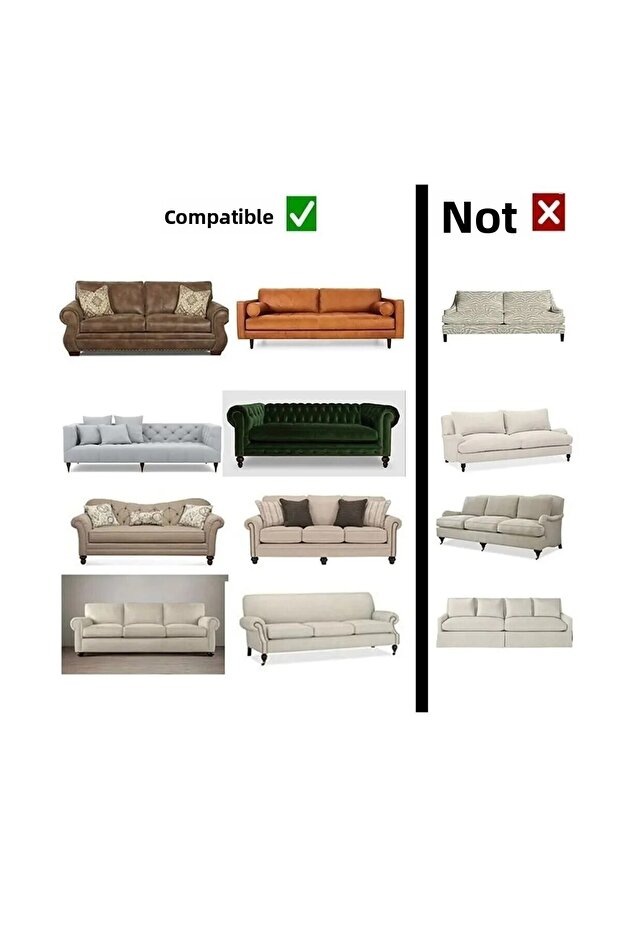 - Brick Pattern Sofa Cover Elastic Non-Slip 3311 Set Sofa Bed Sofa Cover 1 Piece - 3