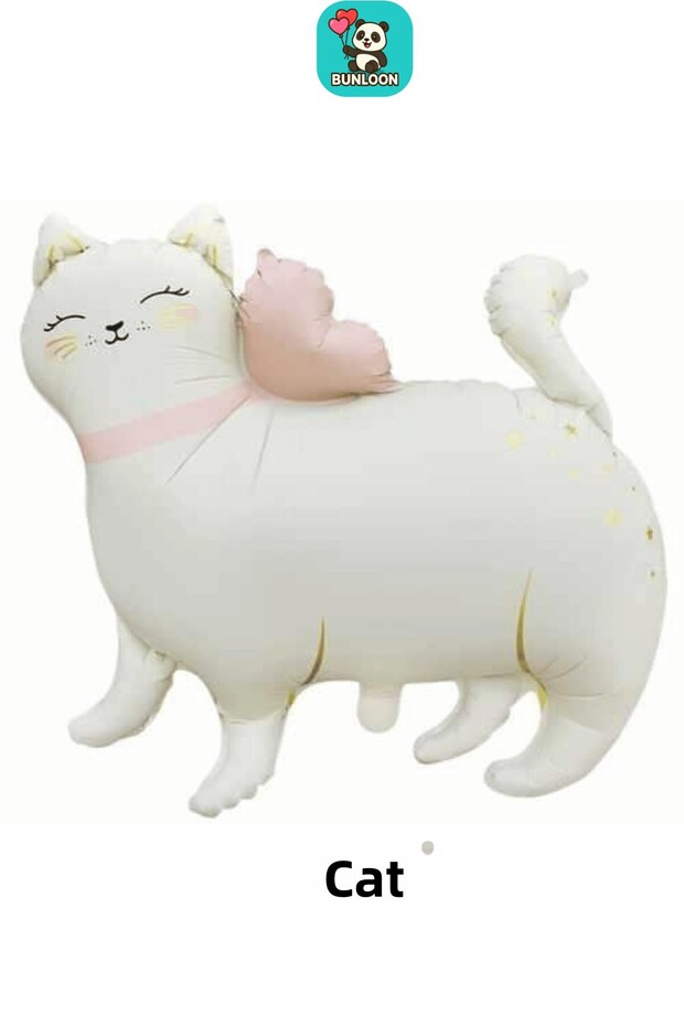 Cat Shaped Foil Balloon Cute Party and Birthday Balloon Party Decoration