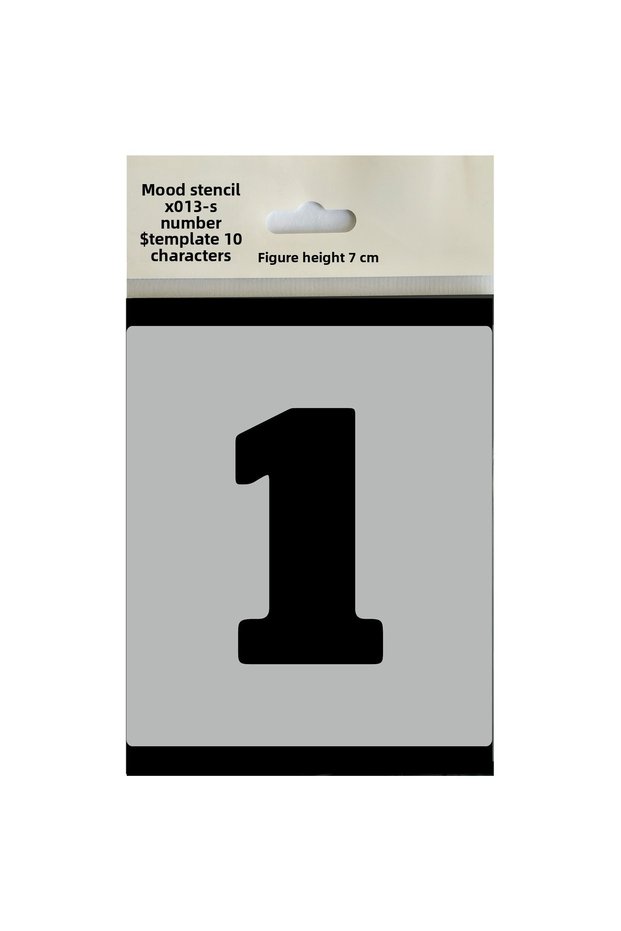 Stencil Number Painting Template X013-Number Number Height 7 cm