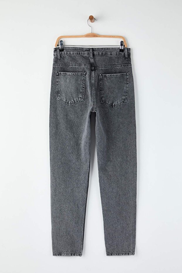 Gri Essential Fit Jeans Kot Pantolon TMNAW23JE00104 - 7