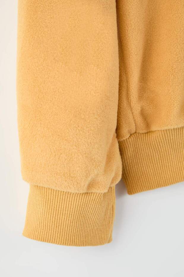 Hardal Regular/Normal Kesim Polar Bisiklet Yaka Sweatshirt/Pijama Üstü TMNAW26SW00033 - 7