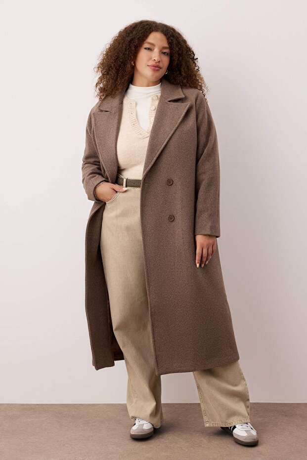 Mink Oversize nagyméretű kabát TBBAW23KB00002 - 1