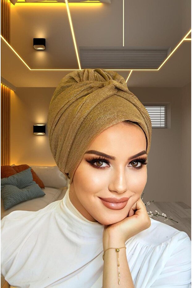 غطاء رأس ملتوي من النحاس اللامع - 1