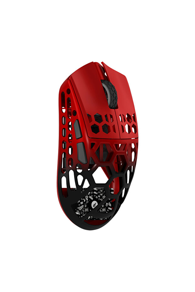 HM620 8K Hz 30000 DPI Tri-Mode Kablosuz/Bluetooth Siyah Kırmızı Gaming Oyuncu Mouse - 4