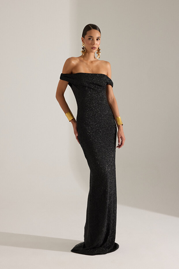 IVONA SİYAH ELBİSE - 3