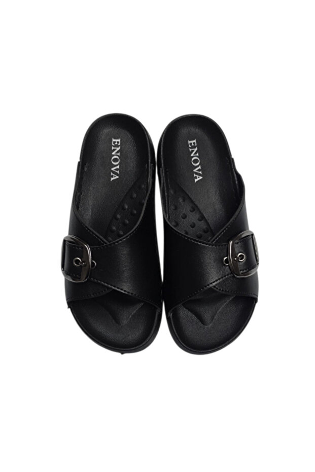 Enova Women's Single Buckle Orthopedic Slippers