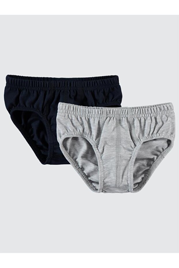 Basic 2-10 Years 2-Piece Panties Set - Gray
